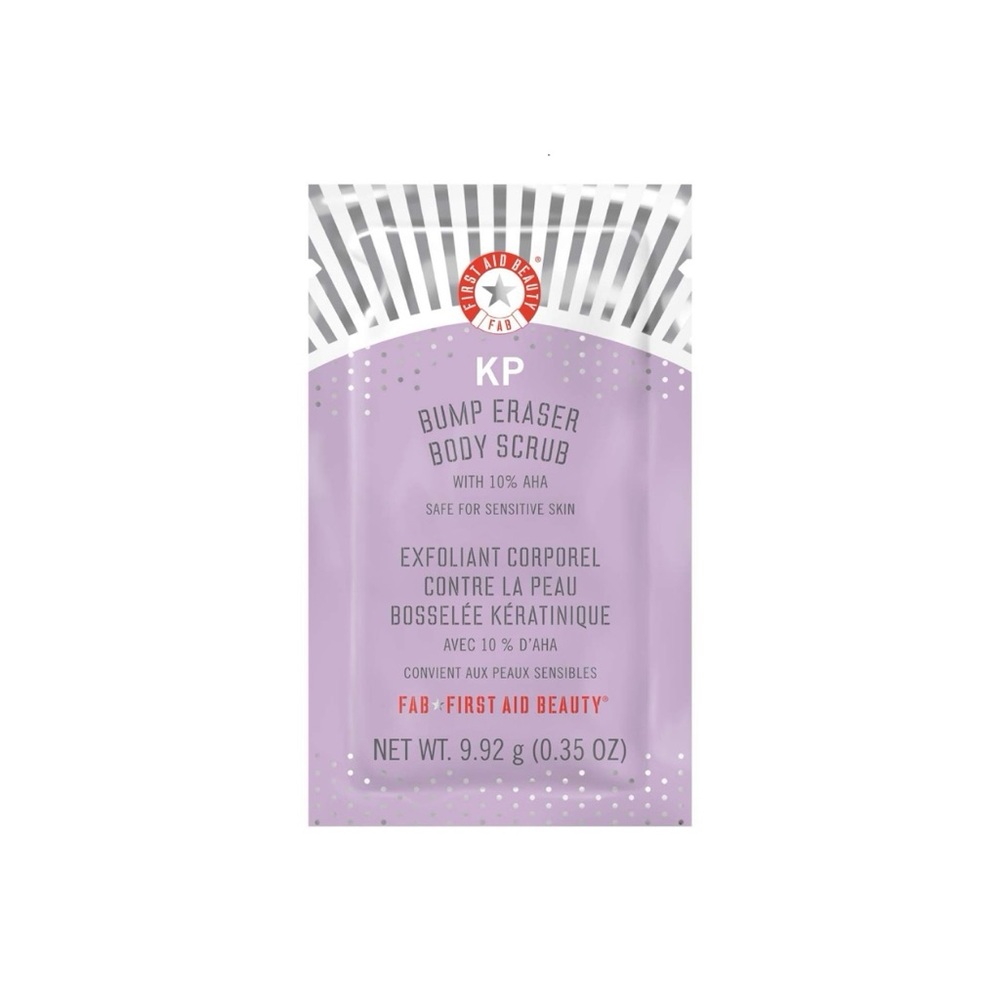 FIRST AID KP BUMP ERASER BODY SCRUB SAMPLE